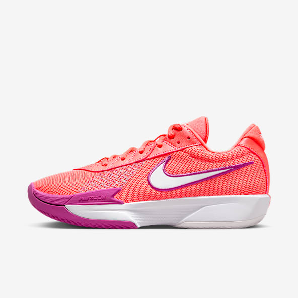 Pink name brand shoes hot sale